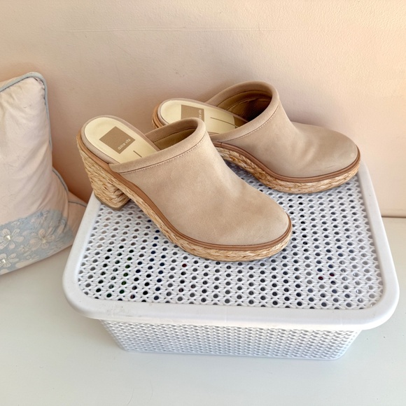 Dolce Vita platform Camdin Raffia size 10 worn once - Picture 2 of 8